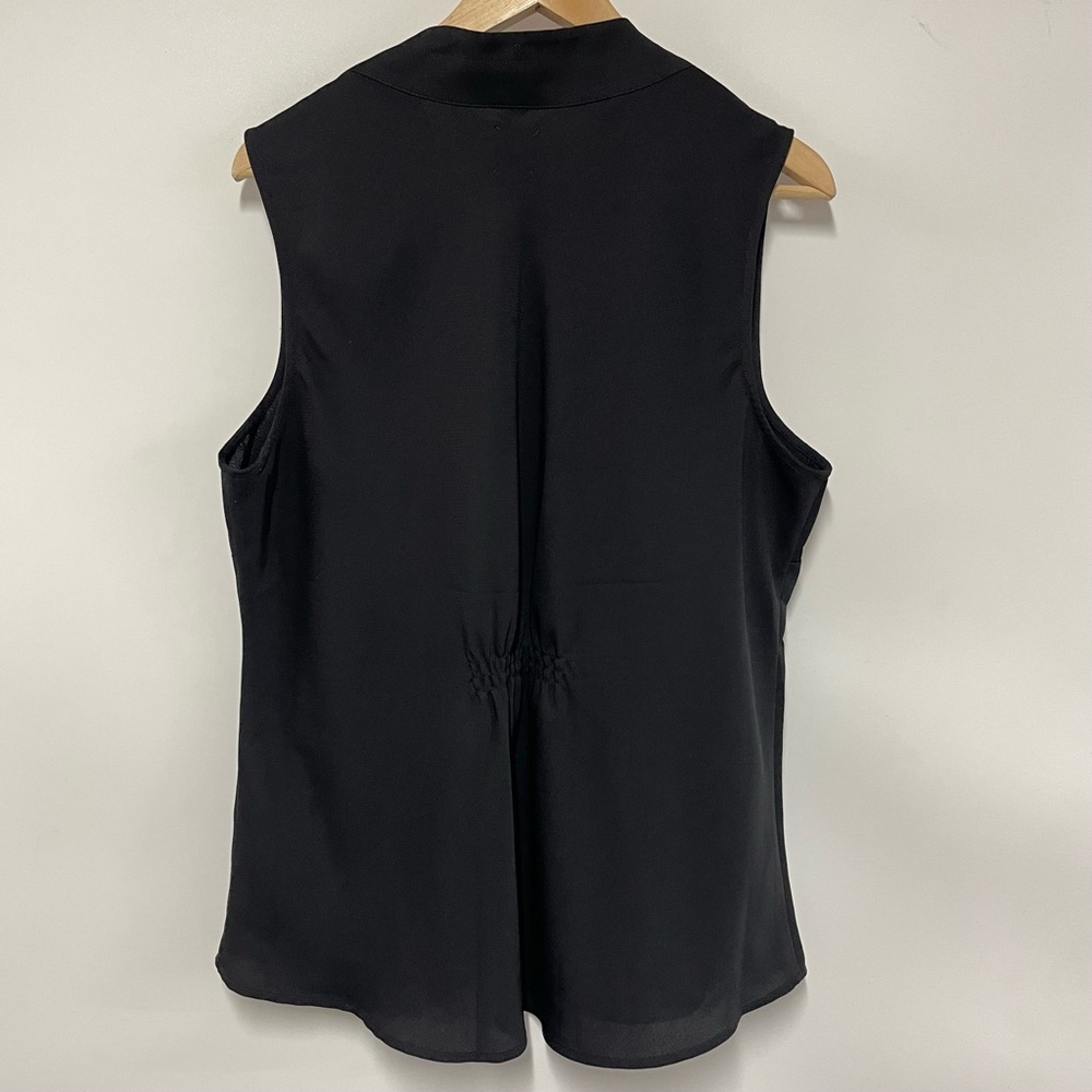 NIC + ZOE Black Day to Night Sleeveless Blouse - XL - Picture 4 of 13